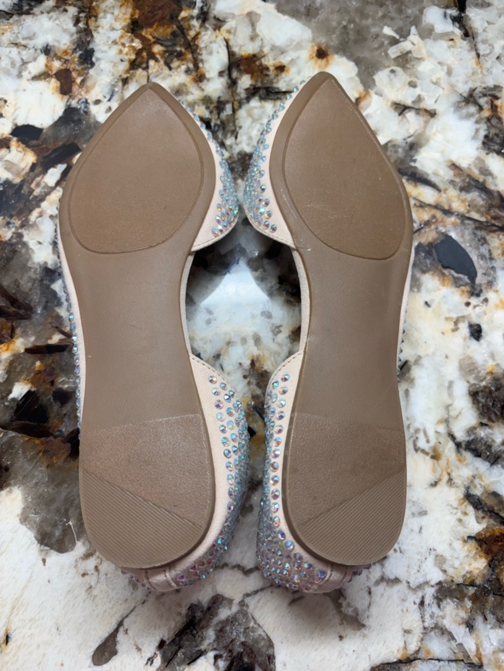 Steve Madden Elsie Crystal Pointed Toe Flats - Picture 5 of 9